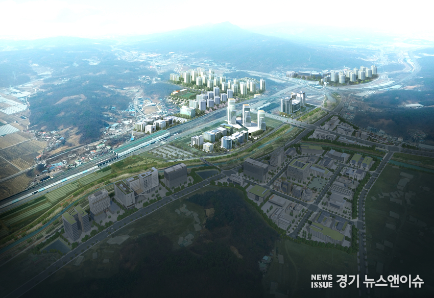 양주역세권 도시개발사업 조감도. /사진제공=양주시