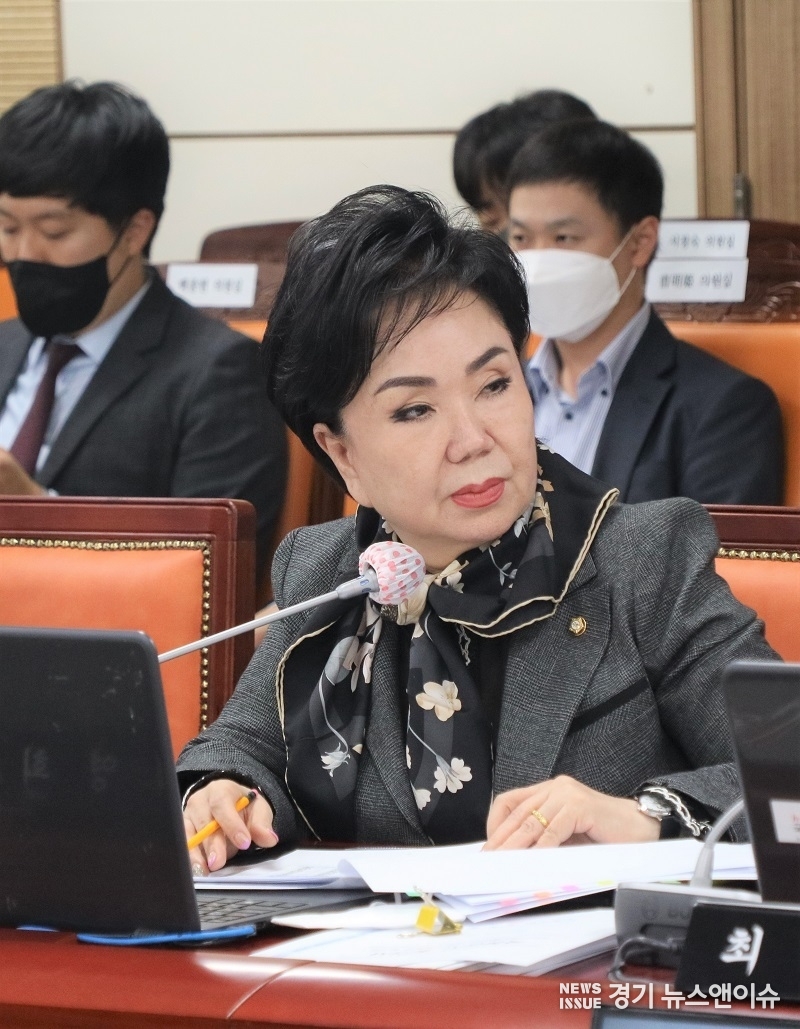 국정감사 중인 최영희 의원(국민의힘, 비례대표). (최영희 의원실 제공)